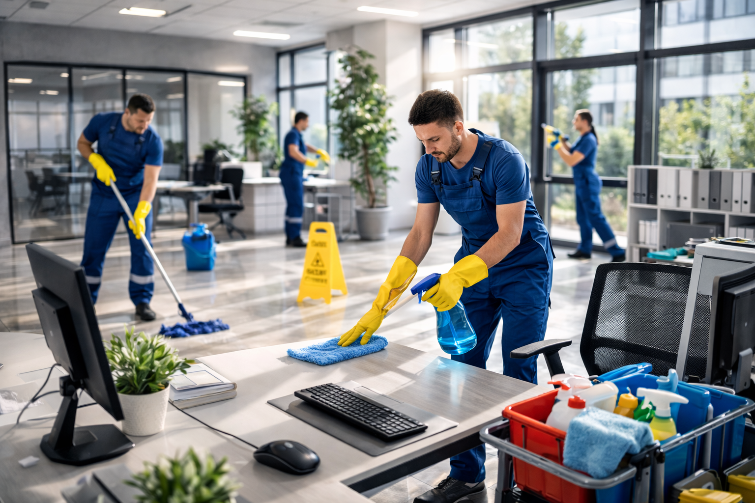 Reinigungsarbeiten in Berlin